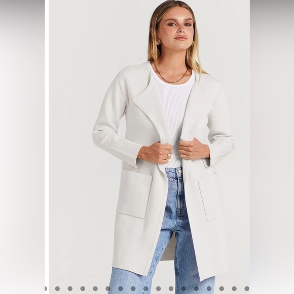 anrabess Sweaters - Anrabess Stylish White Long Cardigan